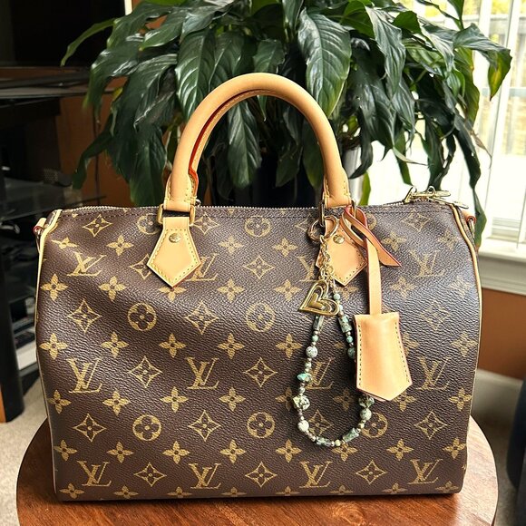 BOHO BEADED Bag Charm with Heart - Picture 3 of 9